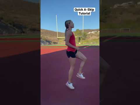 RUN FASTER with correct sprint drills A-Skip tutorial #shorts #run #howtorun #runningworkout