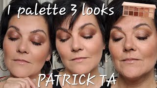 1 Palette 3 Looks MAJOR DIMENSION PATRICK TA / Un sans faute !! #Patrickta #mamjordimension