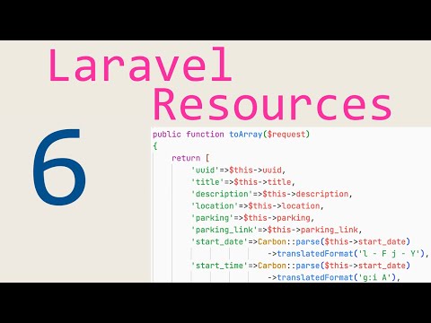 Building RSVP with Laravel, Inertia, React - P6 Fetch Data, use Resources