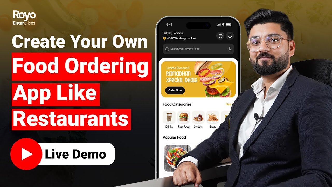 Creating a Food Ordering App For Restaurants | Food Ordering Mobile App Development | Royo Food - 2