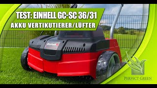 Test | Einhell Akku Vertikutierer - Lüfter | GC-SC 36/31 | Rasenpflege | Review