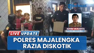 Operasi Narkoba! Polres Majalengka Razia Tempat Hiburan Malam, Pengunjung Dites Urine