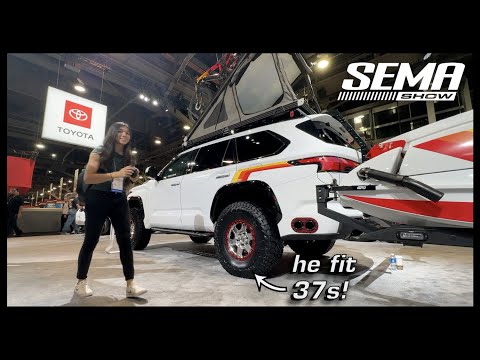 So Many Mods on this Incredible TRD Pro Sequoia! Westcott Designs SEMA Walkaround