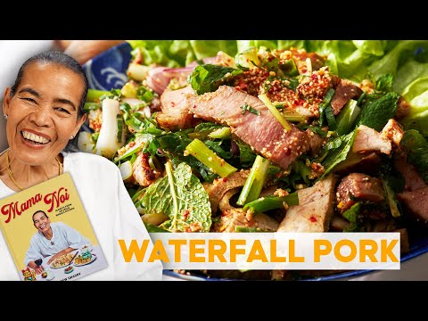 Thai Mama Makes The BEST Spicy Thai Pork Salad | Marion's Kitchen