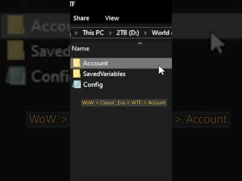 Your TBC Config is Gone (Here's the Fix) #wowclassic  #TBC