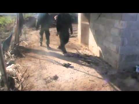 جولة داخل حاجز أبو راشد في مدينة طفس بعد السيطرة عليه من قبل لواء الحق ضمن معركة توحيد الصفوف