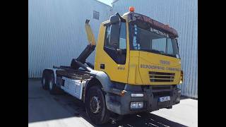 Camion porte-conteneur IVECO Trakker 380 steel lames manual 387km | Image 4 - Autoline