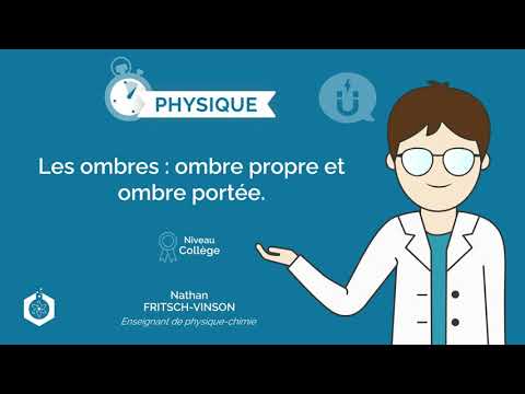 ⌚🧲 Les ombres : ombre propre et ombre portée ‖ Physique-chimie ‖ Collège