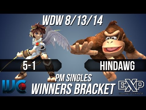 WDW 8/13/14 - 5-1 (Pit) vs. Hindawg (Falco/DK) PM Singles Bracket