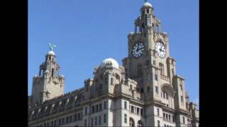 Royal Liver Building, Pier Head, Merseyside, Liverpool 20th July 2008