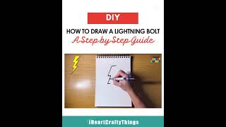 ⚡ How to Draw a Lightning Bolt - Easy Step-by-Step Guide! 🌩️ #howtodraw #drawingtutorial