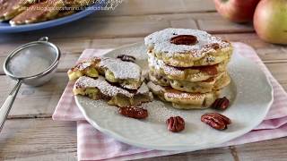 FRITTELLE DI MELE A PEZZETTI, senza burro e non fritte!
