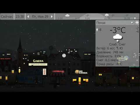 Погода. Пенза. 28 - 30 ноября 19 г.