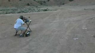 Guy hit in head with .50 caliber ricochet