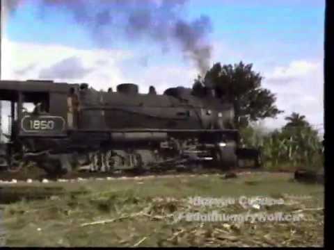 Large Cuban Steam Locomotive