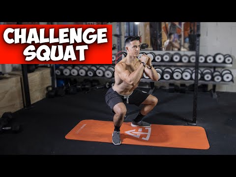 Challenge squat super intense en 3 minutes ! (bring sally up)
