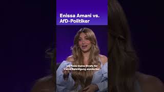 Download lagu Enissa Amani vs. AfD Politician - deep und deutlich #shorts mp3