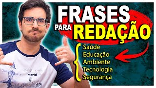 CITAÇÕES NOTA 1000 PARA REDAÇÃO DO ENEM || 5 Temas de Redação :))