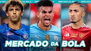 CITY CORRE PRA FECHAR COM LUIS DÍAZ│RAPHINHA NO MANCHESTER UNITED e+ - Mercado da Bola 2024