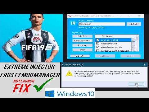 How to Fix FIFA19 not launch Error platform missmatch 64bit DLL into a 32bit Wich is not supported