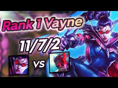 Vayne Vs Yone - Challenger Gameplay Rank 1 Vayne