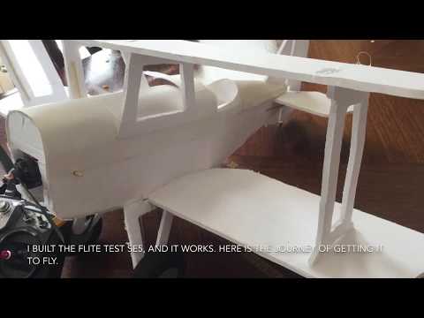 My Flite Test Rc SE-5 Biplane!!!