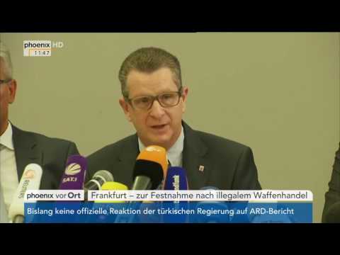 Amoklauf in München: PK zur Festnahme des mutmaßlichen Waffenhändlers am 17.08.2016