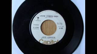 Jack Lebsock "Lovin' Comes Easy"