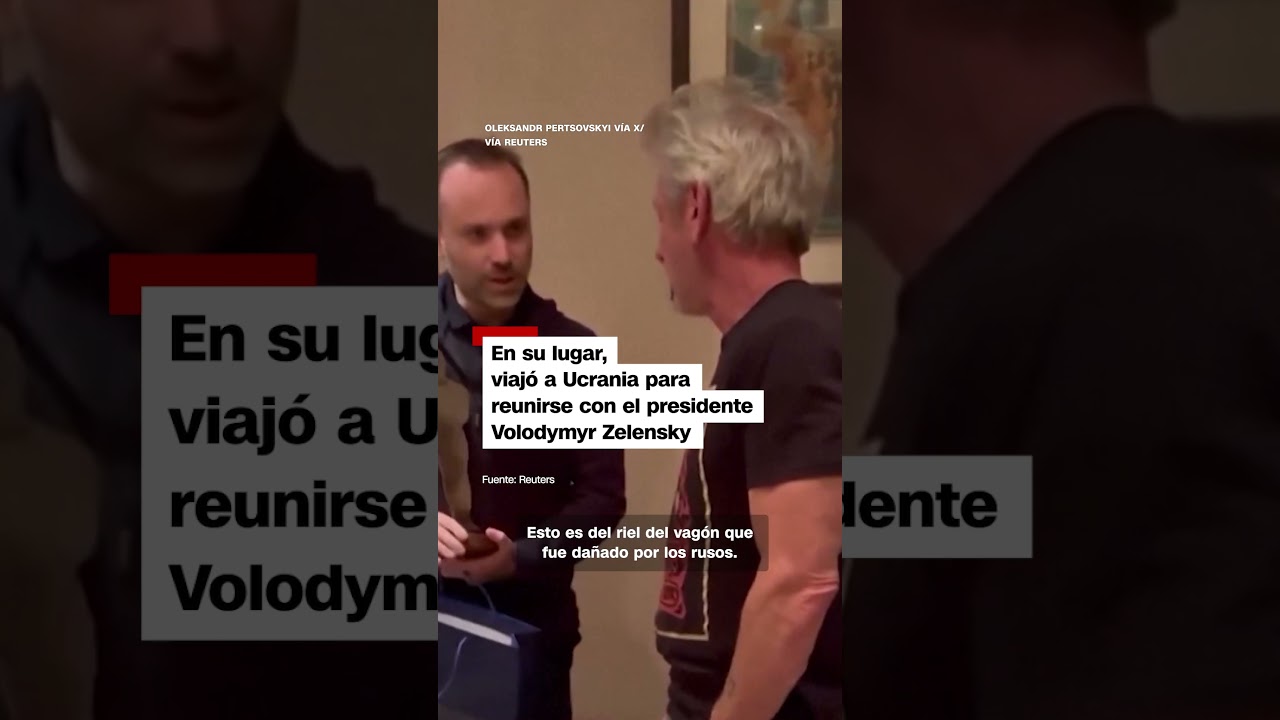 Sean Penn recibe un "Oscar" en Ucrania