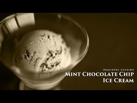 [No Music] How to make Mint Chocolate Chip Ice Cream