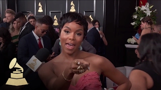 LeToya Luckett | Red Carpet | 59th GRAMMYs