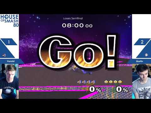 House of Smash 80 - Harald vs Martin - Losers Semis - Melee