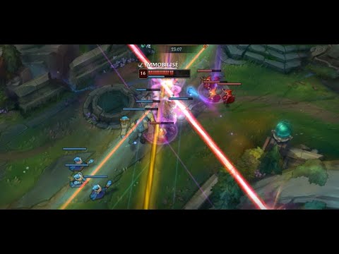Incredible Lux ult's Sync Vs a Fed Talon ( League Of Legends)