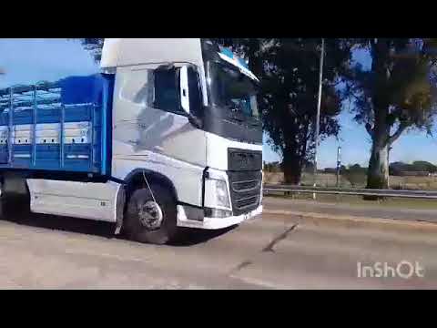 CAMIONES EN RN158 Y CRUCE CON RN19 , SAN FRANCISCO , CORDOBA , ARGENTINA , VIDEO 296