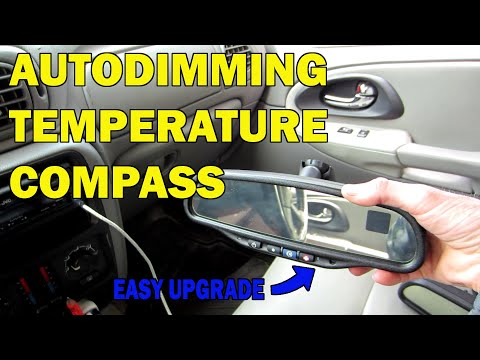 Trailblazer Rearview mirror upgrade | Autodimming/compass/temp Mirror install