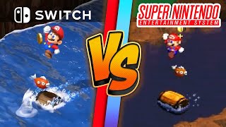 MORE Super Mario RPG Graphics Comparison (Switch vs. SNES)