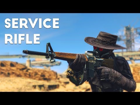 Fallout 4 - 30 Second Mods #20 | NEW SERVICE RIFLE!!