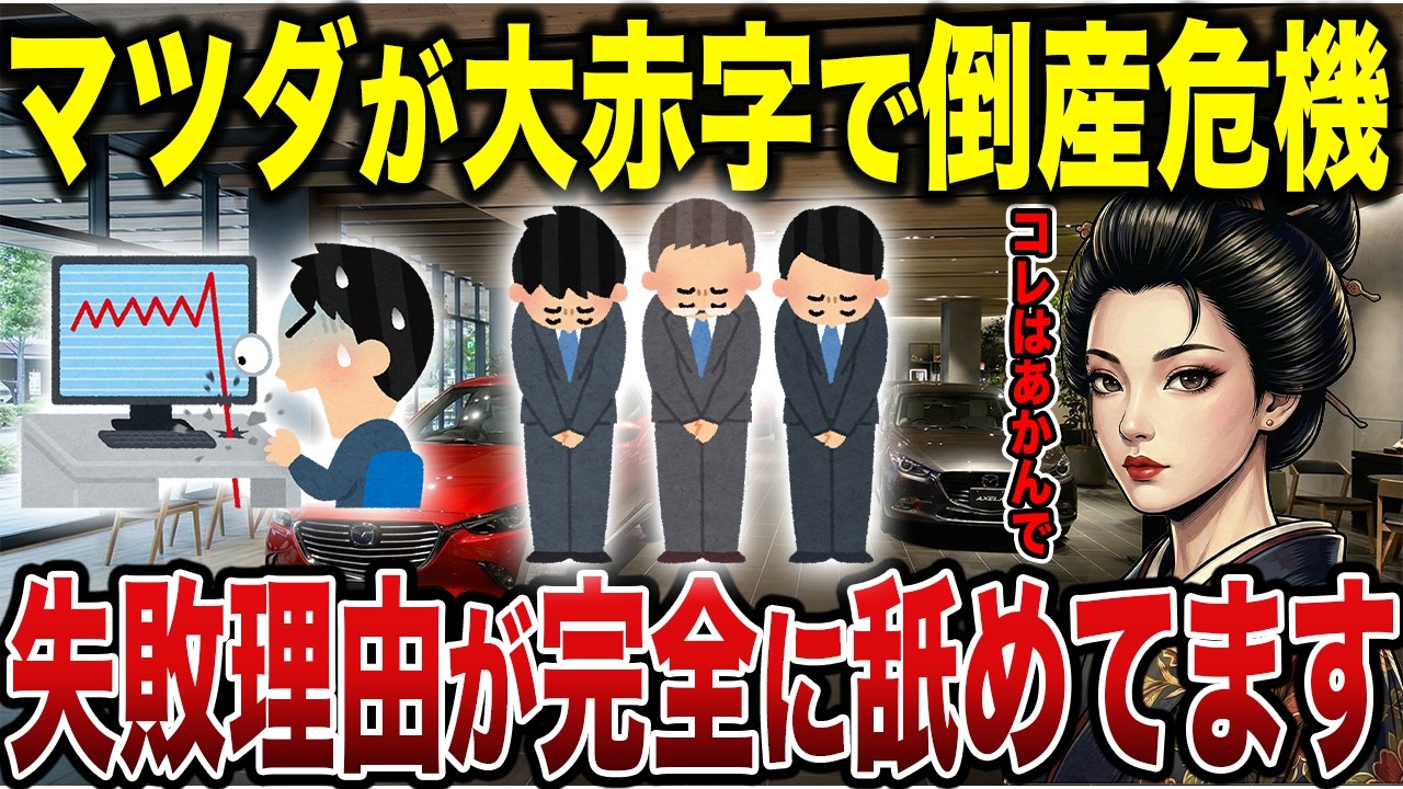 【衝撃】マツダに悲報！大赤字の理由が致命的すぎてヤバい…