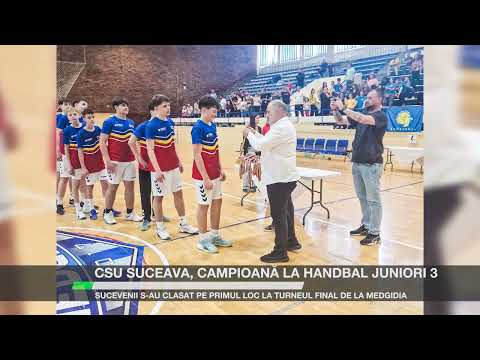 CSU Suceava, campioană la handbal Juniori 3