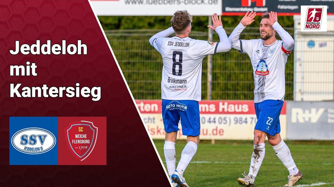 SSV Jeddeloh vs SC Weiche Flensburg 08 Highlights