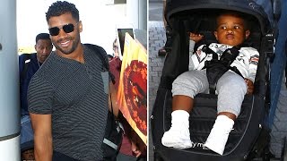 Russell Wilson Brings Baby Future On A Flight Without Ciara