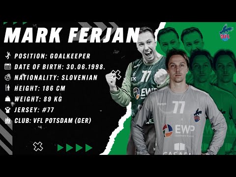 Mark Ferjan | Goalkeeper | VFL Potsdam | Highlights | Handball | CV | 2022/23