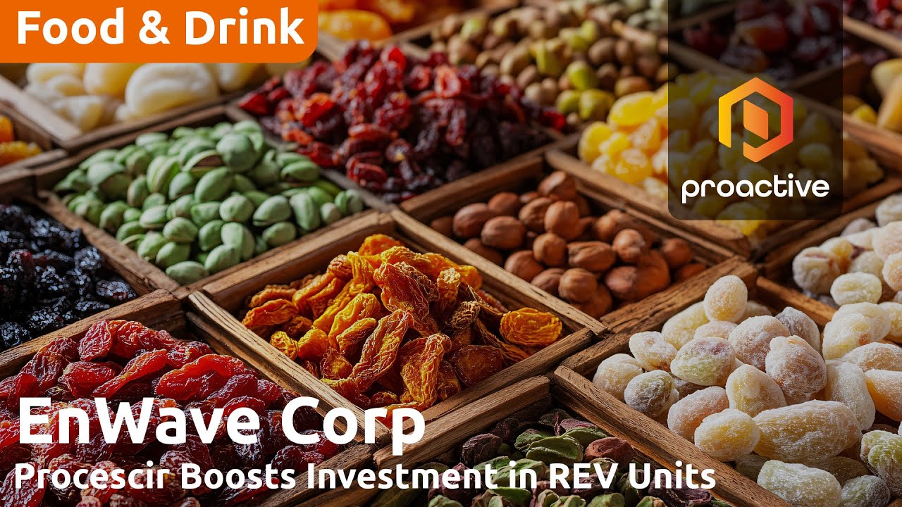 EnWave expands partnership with Procescir, enabling broader product line and snack brand production