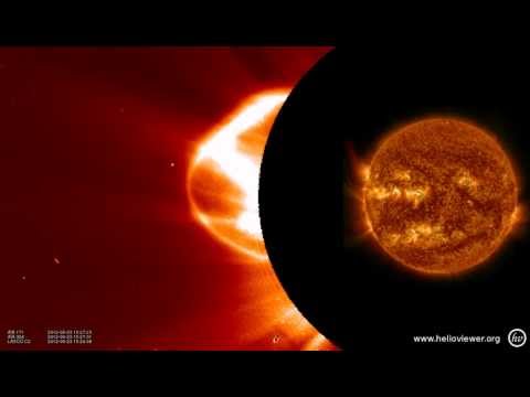 2012-09-23 AIA 171 AIA 304   LASCO C2