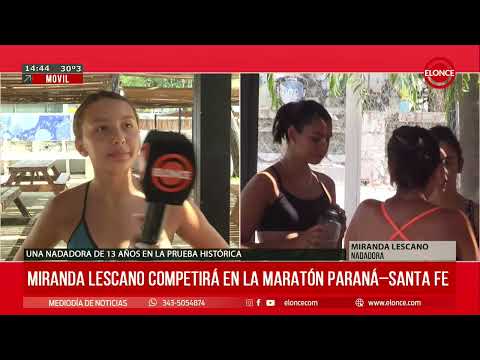Miranda Lescano competirá en la maratón Paraná-Santa Fé - Elonce
