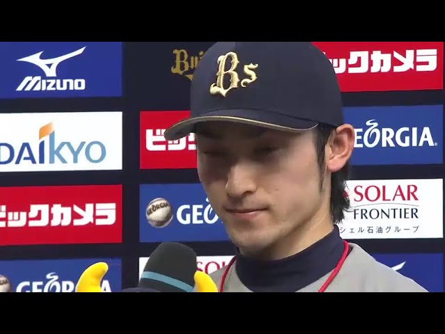 バファローズ伊藤選手ヒーローインタビュー 2014/9/17 Bs-H