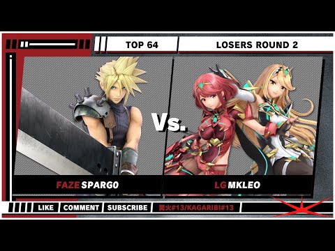 KAGARIBI 13 - Top 64 - Sparg0 (Cloud) VS MkLeo (Pyra and Mythra) - Super Smash Bros. Ultimate - SSBU