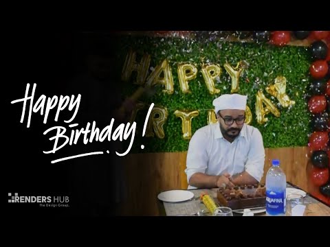 Happy Birthday Qasim Ali Malik founder of Renders Hub ( The Design Group )
