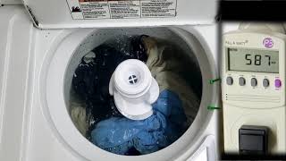 How Much Electricity Does a Washer Use? 2005 Estate Topload Washer and Kill-A-Watt Meter (Full Cycle)