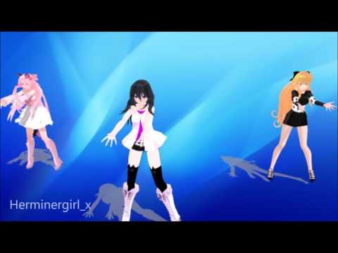 MMD - Aphmau, Kawaii~Chan and Lucinda - Shake It {Aphmau}